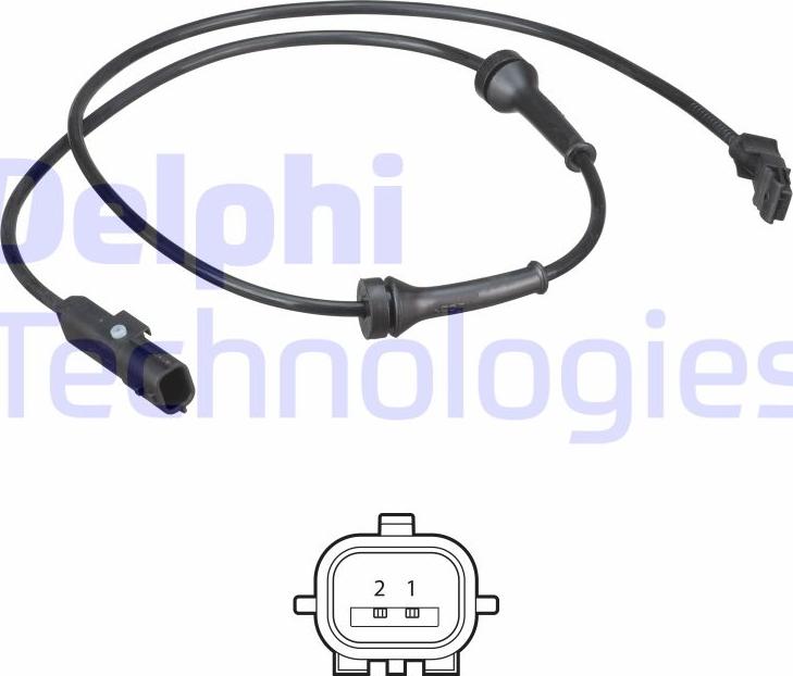 Delphi SS20573 - Sensor, təkər sürəti furqanavto.az