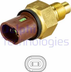 Delphi TS10484 - Sensor, soyuducu suyun temperaturu furqanavto.az