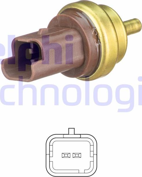 Delphi TS10477 - Sensor, soyuducu suyun temperaturu furqanavto.az