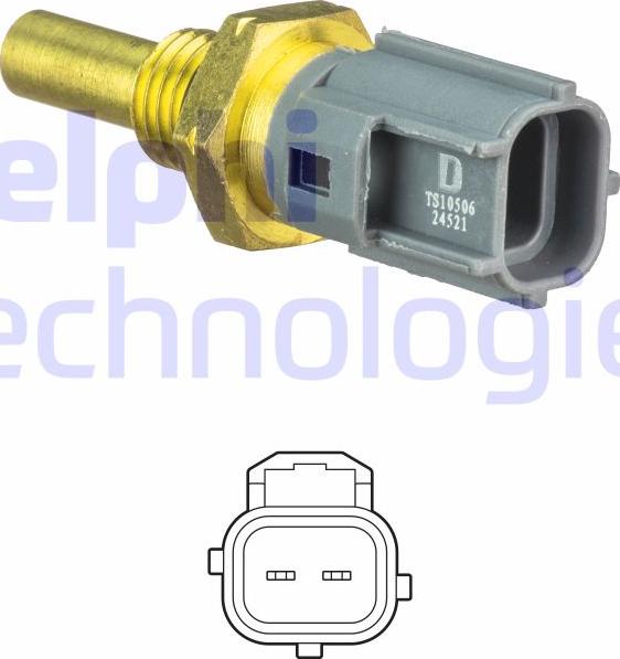 Delphi TS10506 - Sensor, soyuducu suyun temperaturu furqanavto.az