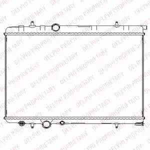 Delphi TSP0524055 - Radiator, mühərrikin soyudulması furqanavto.az