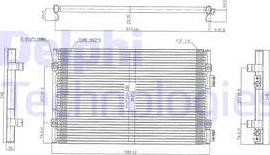 Delphi TSP0225486 - Kondenser, kondisioner furqanavto.az