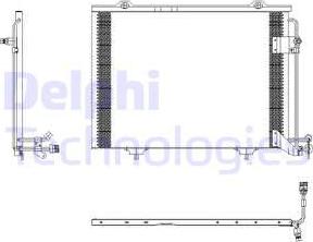 Delphi TSP0225432 - Kondenser, kondisioner furqanavto.az