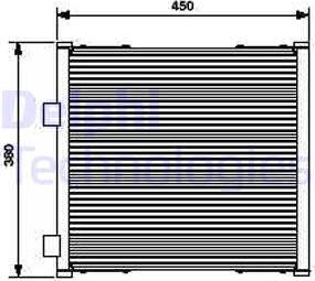 Delphi TSP0225420 - Kondenser, kondisioner furqanavto.az