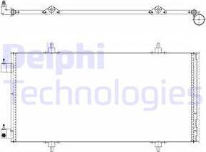 Delphi TSP0225637 - Kondenser, kondisioner furqanavto.az