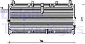 Delphi TSP0225066 - Kondenser, kondisioner furqanavto.az