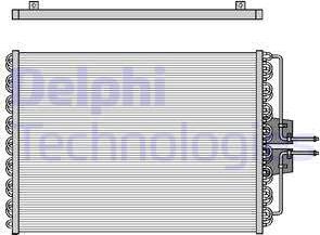 Delphi TSP0225061 - Kondenser, kondisioner furqanavto.az