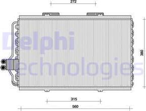 Delphi TSP0225062 - Kondenser, kondisioner furqanavto.az