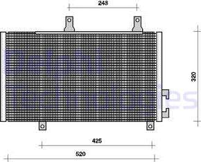 Delphi TSP0225001 - Kondenser, kondisioner furqanavto.az