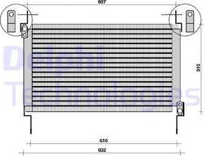 Delphi TSP0225007 - Kondenser, kondisioner furqanavto.az