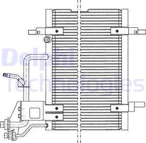 Delphi TSP0225011 - Kondenser, kondisioner furqanavto.az