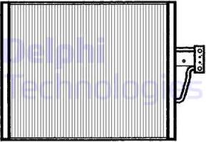 Delphi TSP0225018 - Kondenser, kondisioner furqanavto.az