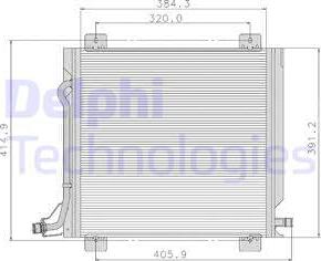 Delphi TSP0225088 - Kondenser, kondisioner furqanavto.az