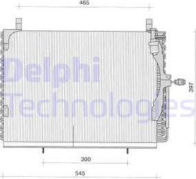 Delphi TSP0225039 - Kondenser, kondisioner furqanavto.az