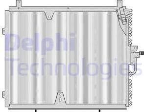 Delphi TSP0225037 - Kondenser, kondisioner furqanavto.az