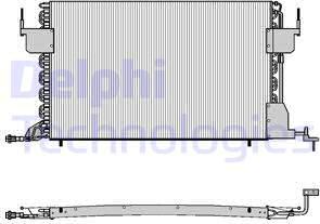 Delphi TSP0225021 - Kondenser, kondisioner furqanavto.az