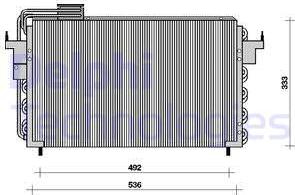 Delphi TSP0225022 - Kondenser, kondisioner furqanavto.az