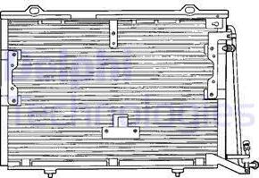 Delphi TSP0225193 - Kondenser, kondisioner furqanavto.az