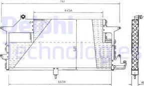 Delphi TSP0225144 - Kondenser, kondisioner furqanavto.az