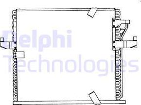 Delphi TSP0225186 - Kondenser, kondisioner furqanavto.az