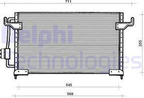 Delphi TSP0225120 - Kondenser, kondisioner furqanavto.az