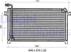 Delphi TSP0225346 - Kondenser, kondisioner furqanavto.az