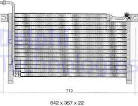 Delphi TSP0225347 - Kondenser, kondisioner furqanavto.az