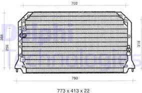 Delphi TSP0225310 - Kondenser, kondisioner furqanavto.az