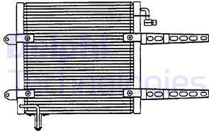 Delphi TSP0225205 - Kondenser, kondisioner furqanavto.az