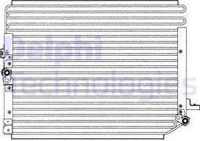 Delphi TSP0225203 - Kondenser, kondisioner furqanavto.az