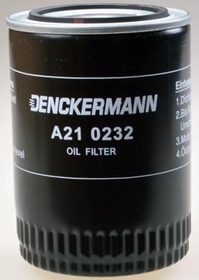 Denckermann A210232 - Yağ filtri furqanavto.az