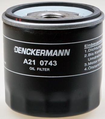 Denckermann A210743 - Yağ filtri furqanavto.az