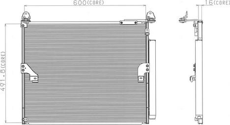 Denso 477-0648 - Kondenser, kondisioner furqanavto.az