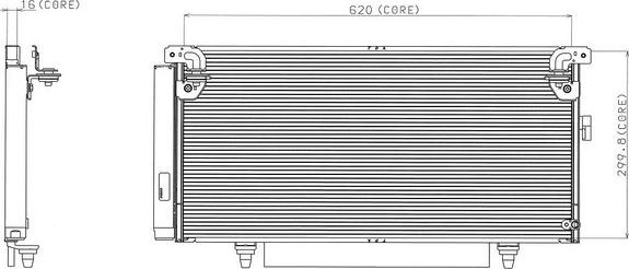 Denso A477-A355 - Kondenser, kondisioner furqanavto.az