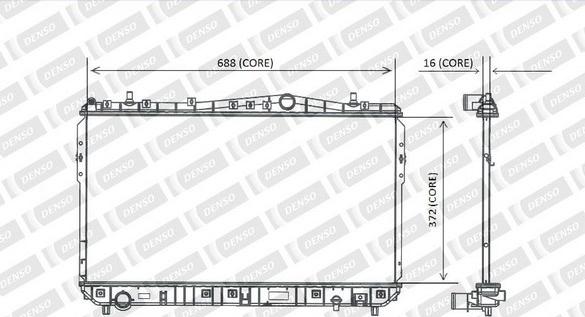 Denso A221-A383 - Radiator, mühərrikin soyudulması www.furqanavto.az