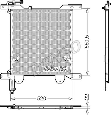 Denso DCN99074 - Kondenser, kondisioner furqanavto.az