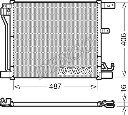 Denso DCN46018 - Kondenser, kondisioner furqanavto.az