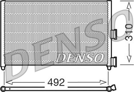 Denso DCN09071 - Kondenser, kondisioner furqanavto.az