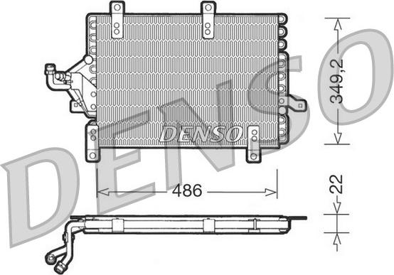 Denso DCN09141 - Kondenser, kondisioner furqanavto.az