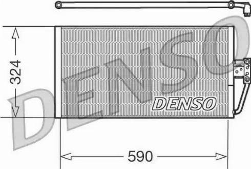 Denso DCN05006 - Kondenser, kondisioner furqanavto.az