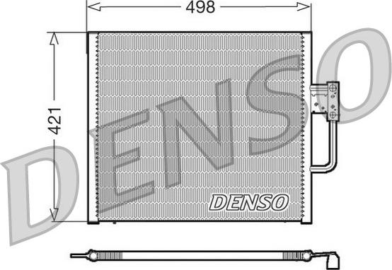 Denso DCN05015 - Kondenser, kondisioner furqanavto.az