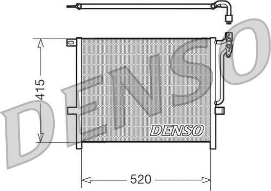 Denso DCN05010 - Kondenser, kondisioner furqanavto.az