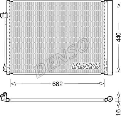 Denso DCN05030 - Kondenser, kondisioner furqanavto.az