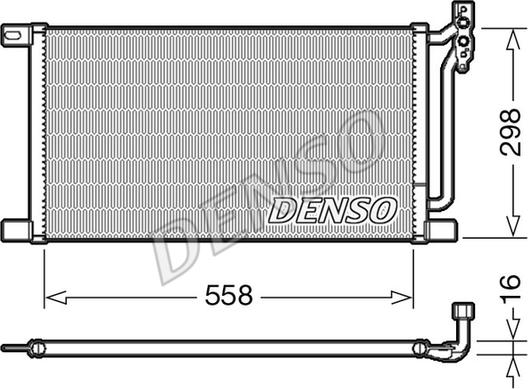 Denso DCN05020 - Kondenser, kondisioner furqanavto.az