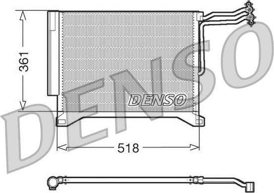 Denso DCN05100 - Kondenser, kondisioner furqanavto.az