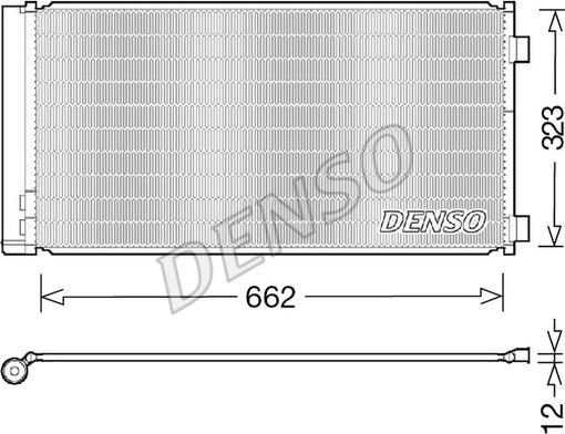 Denso DCN05103 - Kondenser, kondisioner furqanavto.az