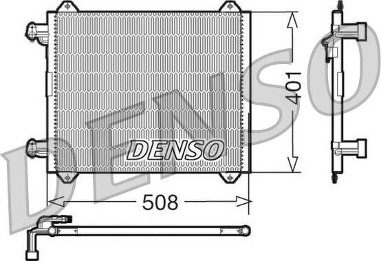 Denso DCN02009 - Kondenser, kondisioner furqanavto.az