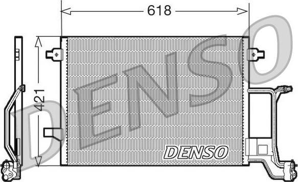 Denso DCN02015 - Kondenser, kondisioner furqanavto.az