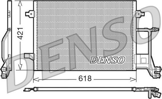 Denso DCN02013 - Kondenser, kondisioner furqanavto.az