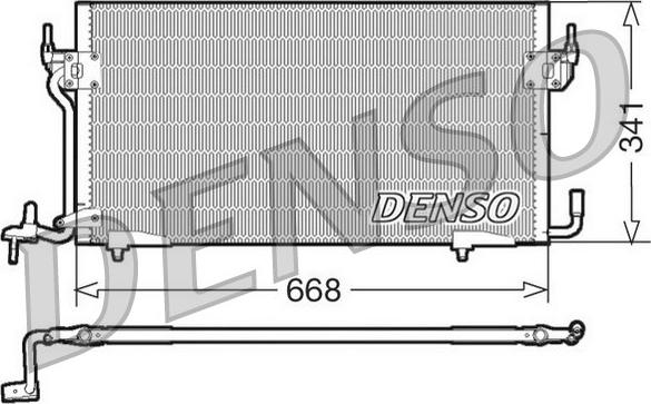 Denso DCN07060 - Kondenser, kondisioner furqanavto.az